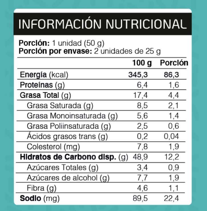 Alfajor Chocolate Blanco sin azúcar