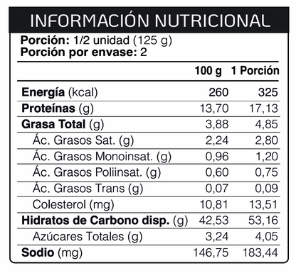 Pizza Mechada Integral Individual